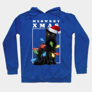 Funny Christmas cat Meowrry Xmas Hoodie